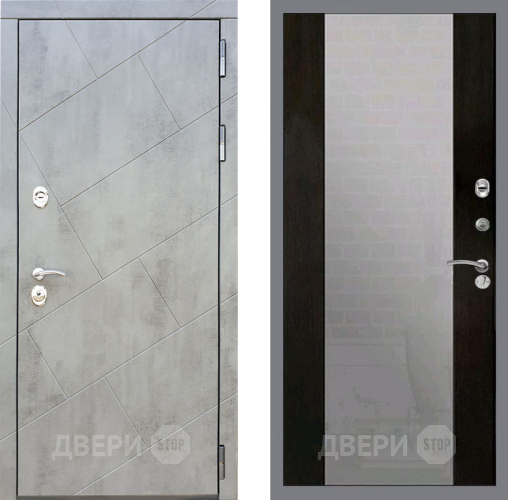 Входная металлическая Дверь Рекс (REX) 22 СБ-16 Зеркало Венге в Подольск
