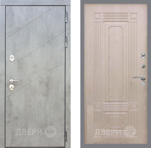 Входная металлическая Дверь Рекс (REX) 22 FL-2 Беленый дуб в Подольск