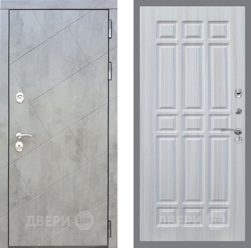 Входная металлическая Дверь Рекс (REX) 22 FL-33 Сандал белый в Подольск