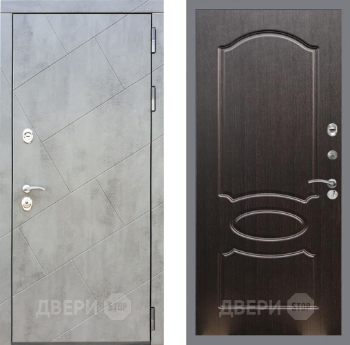 Входная металлическая Дверь Рекс (REX) 22 FL-128 Венге светлый в Подольск