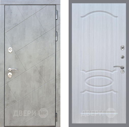 Входная металлическая Дверь Рекс (REX) 22 FL-128 Сандал белый в Подольск