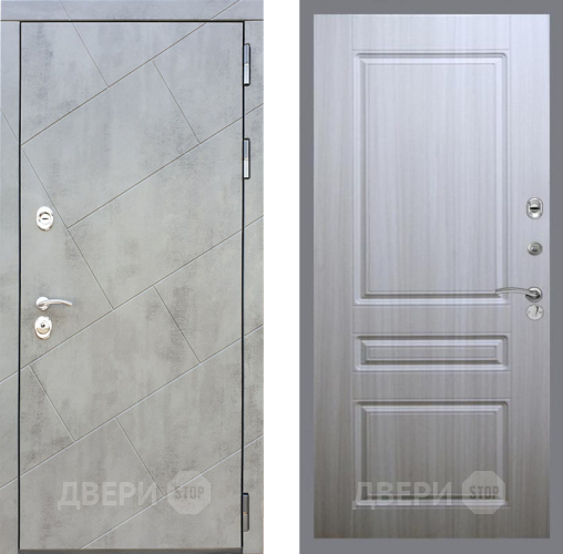 Входная металлическая Дверь Рекс (REX) 22 FL-243 Сандал белый в Подольск