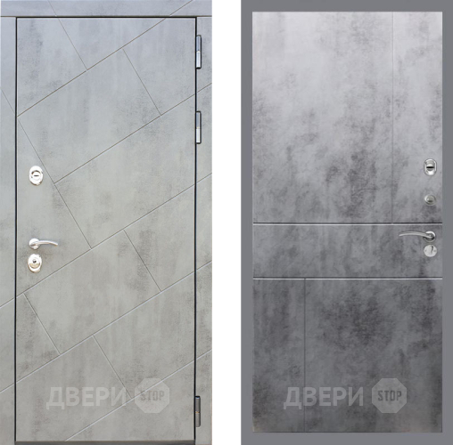Входная металлическая Дверь Рекс (REX) 22 FL-290 Бетон темный в Подольск