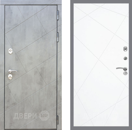 Входная металлическая Дверь Рекс (REX) 22 FL-291 Силк Сноу в Подольск