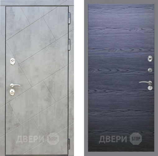 Входная металлическая Дверь Рекс (REX) 22 GL Дуб тангенальный черный в Подольск