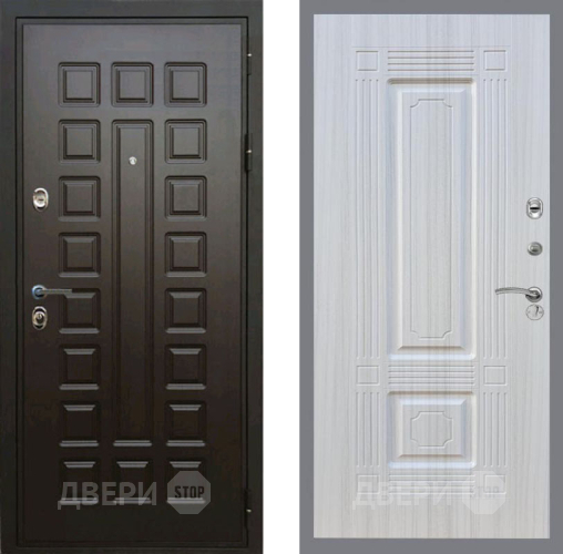 Входная металлическая Дверь Рекс (REX) Премиум 3к FL-2 Сандал белый в Подольск