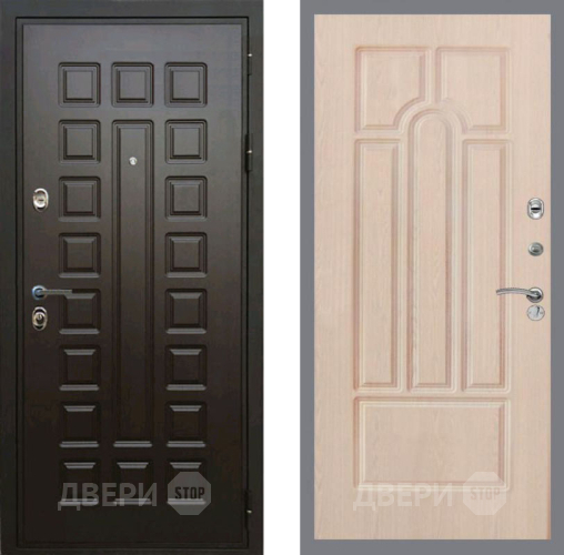 Входная металлическая Дверь Рекс (REX) Премиум 3к FL-58 Беленый дуб в Подольск
