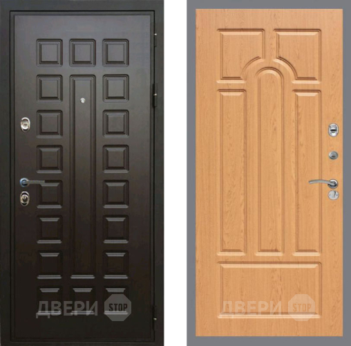 Входная металлическая Дверь Рекс (REX) Премиум 3к FL-58 Дуб в Подольск
