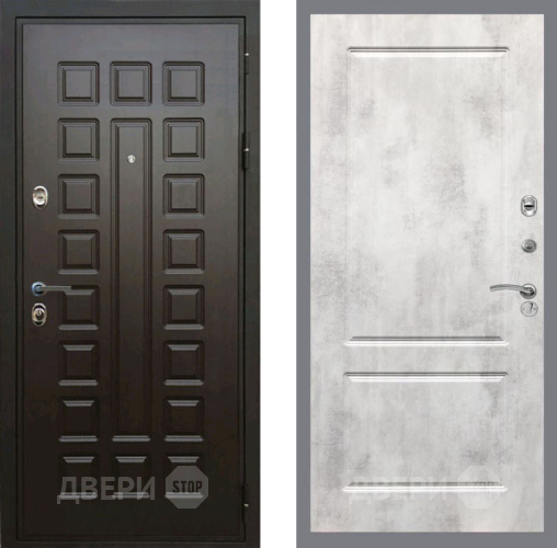 Входная металлическая Дверь Рекс (REX) Премиум 3к FL-117 Бетон светлый в Подольск