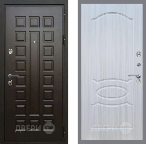 Входная металлическая Дверь Рекс (REX) Премиум 3к FL-128 Сандал белый в Подольск