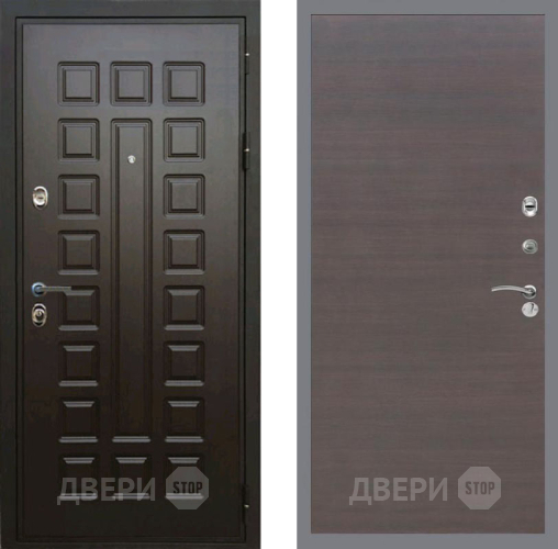 Входная металлическая Дверь Рекс (REX) Премиум 3к GL венге поперечный в Подольск