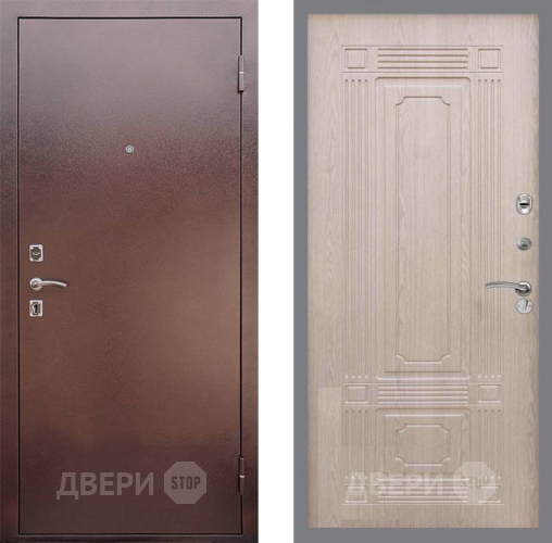 Входная металлическая Дверь Рекс (REX) 1 FL-2 Беленый дуб в Подольск
