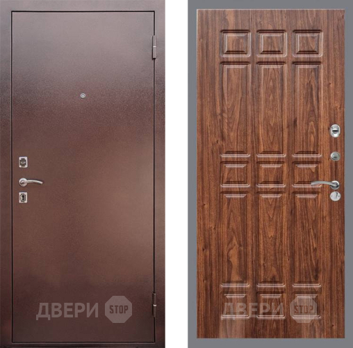 Входная металлическая Дверь Рекс (REX) 1 FL-33 орех тисненый в Подольск