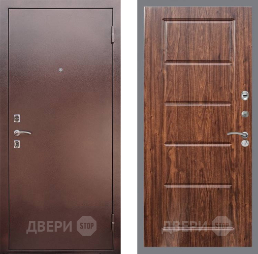 Входная металлическая Дверь Рекс (REX) 1 FL-39 орех тисненый в Подольск