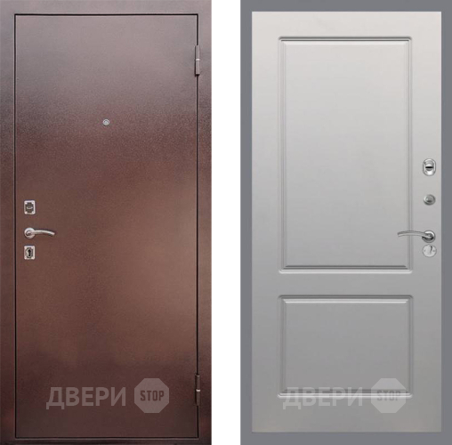 Входная металлическая Дверь Рекс (REX) 1 FL-117 Грей софт в Подольск