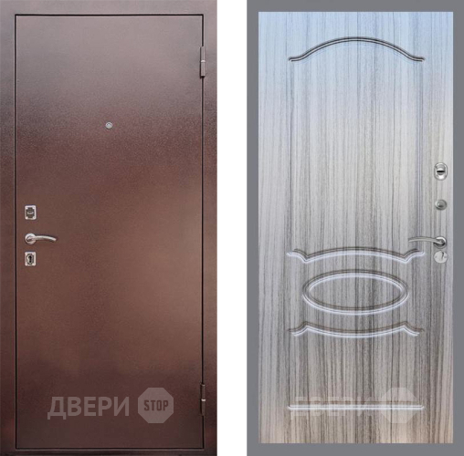 Входная металлическая Дверь Рекс (REX) 1 FL-128 Сандал грей в Подольск
