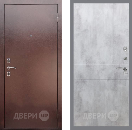 Входная металлическая Дверь Рекс (REX) 1 FL-290 Бетон светлый в Подольск