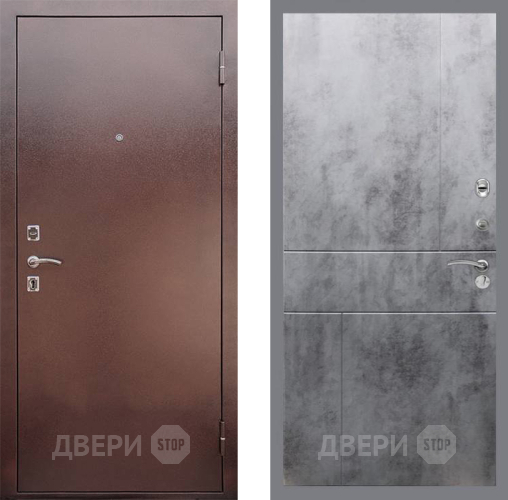 Входная металлическая Дверь Рекс (REX) 1 FL-290 Бетон темный в Подольск