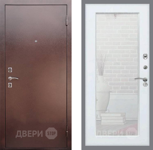 Дверь Рекс (REX) 1 Зеркало Пастораль Белый ясень в Подольск