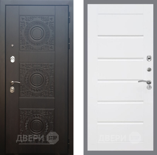 Входная металлическая Дверь Рекс (REX) 10 Сити Белый ясень в Подольск