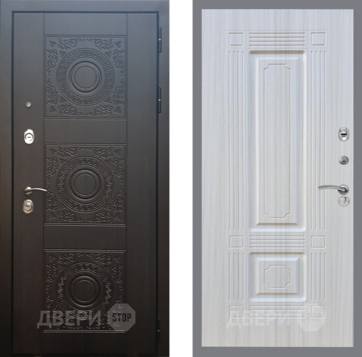 Входная металлическая Дверь Рекс (REX) 10 FL-2 Сандал белый в Подольск