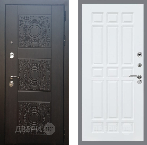 Входная металлическая Дверь Рекс (REX) 10 FL-33 Силк Сноу в Подольск