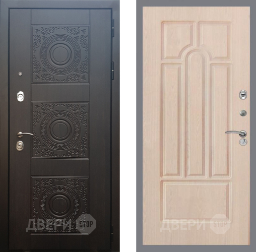 Входная металлическая Дверь Рекс (REX) 10 FL-58 Беленый дуб в Подольск