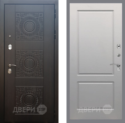 Входная металлическая Дверь Рекс (REX) 10 FL-117 Грей софт в Подольск