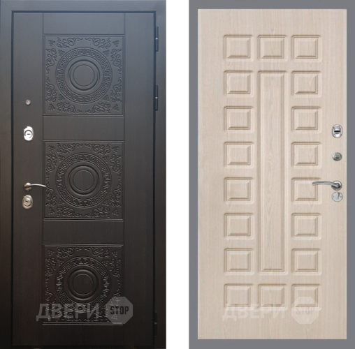 Входная металлическая Дверь Рекс (REX) 10 FL-183 Беленый дуб в Подольск