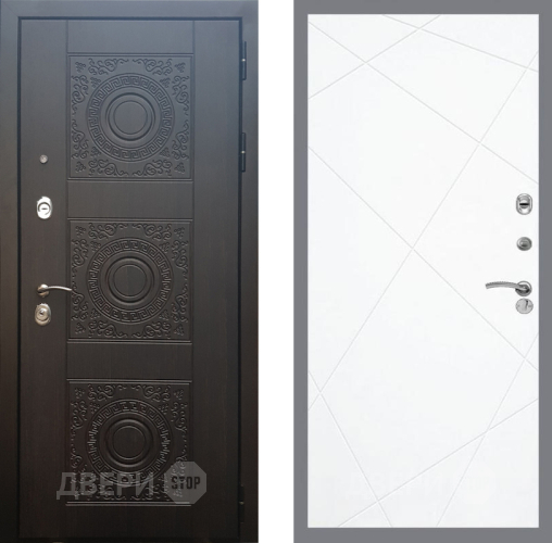 Входная металлическая Дверь Рекс (REX) 10 FL-291 Силк Сноу в Подольск
