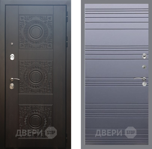 Входная металлическая Дверь Рекс (REX) 10 Line Силк титан в Подольск