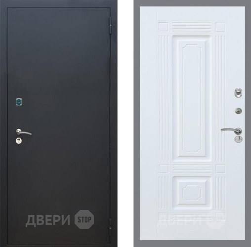 Дверь Рекс (REX) 1A Черный Муар FL-2 Силк Сноу в Подольск