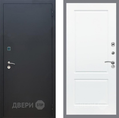 Дверь Рекс (REX) 1A Черный Муар FL-117 Силк Сноу в Подольск