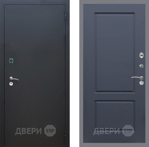 Дверь Рекс (REX) 1A Черный Муар FL-117 Силк титан в Подольск