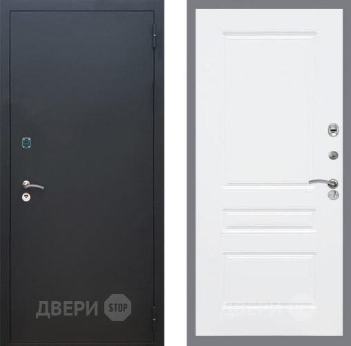 Дверь Рекс (REX) 1A Черный Муар FL-243 Силк Сноу в Подольск