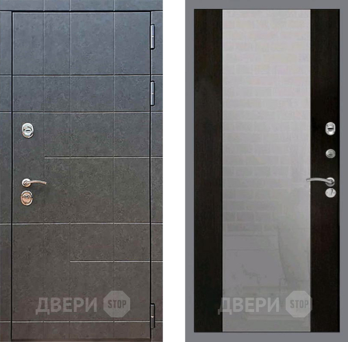 Входная металлическая Дверь Рекс (REX) 21 СБ-16 Зеркало Венге в Подольск