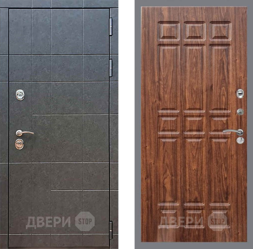 Входная металлическая Дверь Рекс (REX) 21 FL-33 орех тисненый в Подольск
