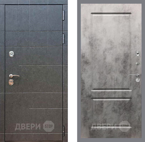 Входная металлическая Дверь Рекс (REX) 21 FL-117 Бетон темный в Подольск
