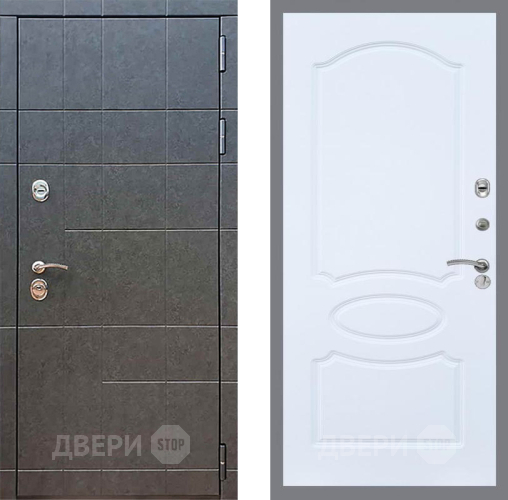Входная металлическая Дверь Рекс (REX) 21 FL-128 Силк Сноу в Подольск