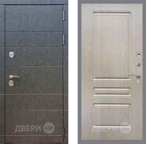 Входная металлическая Дверь Рекс (REX) 21 FL-243 Беленый дуб в Подольск