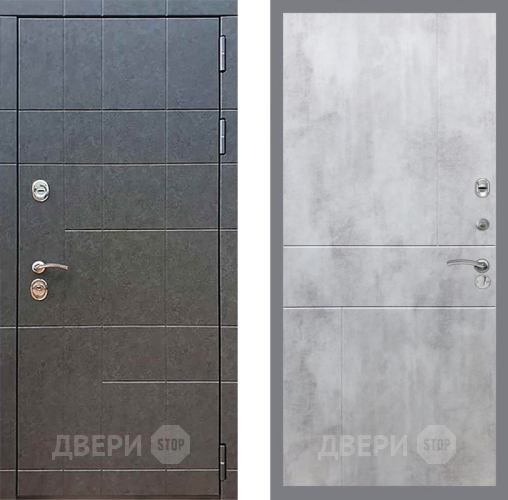 Входная металлическая Дверь Рекс (REX) 21 FL-290 Бетон светлый в Подольск