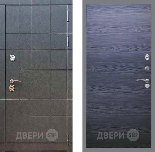 Входная металлическая Дверь Рекс (REX) 21 GL Дуб тангенальный черный в Подольск