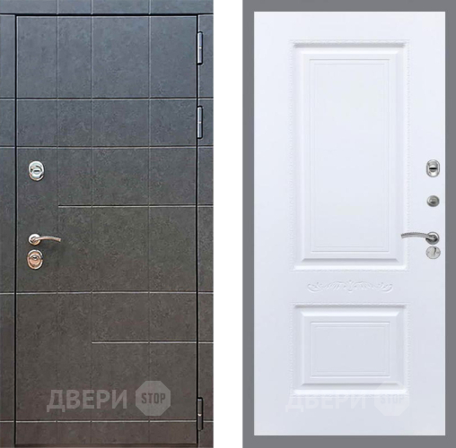 Входная металлическая Дверь Рекс (REX) 21 Смальта Силк Сноу в Подольск