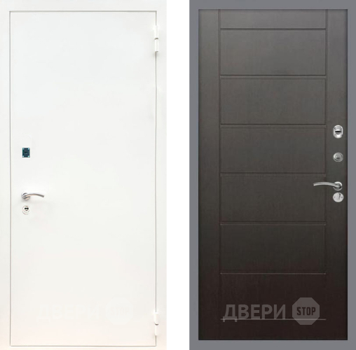 Дверь Рекс (REX) 1А Белая шагрень Сити Венге в Подольск