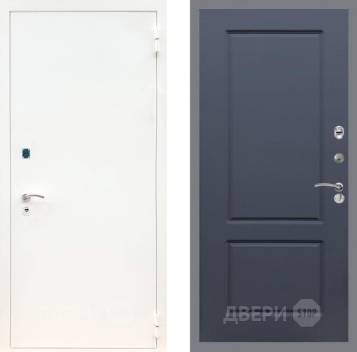 Дверь Рекс (REX) 1А Белая шагрень FL-117 Силк титан в Подольск