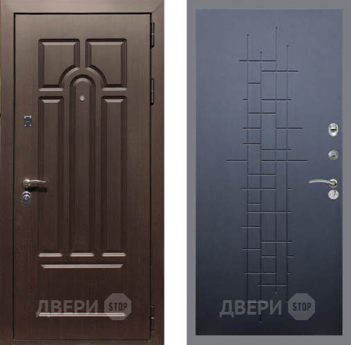 Входная металлическая Дверь Рекс (REX) Эврика FL-289 Ясень черный в Подольск