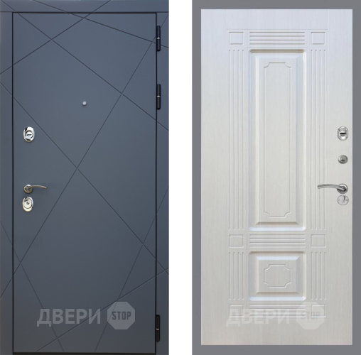 Входная металлическая Дверь Рекс (REX) 13 Силк Титан FL-2 Лиственница беж в Подольск