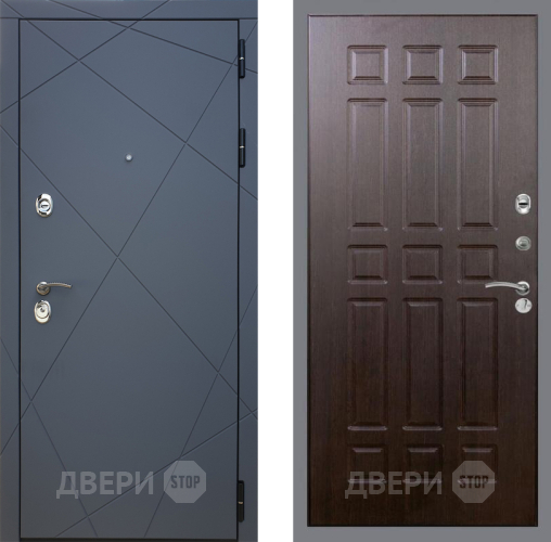 Входная металлическая Дверь Рекс (REX) 13 Силк Титан FL-33 Венге в Подольск