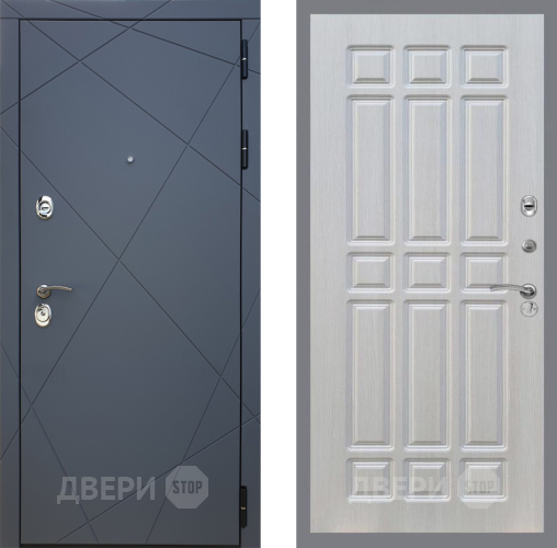 Входная металлическая Дверь Рекс (REX) 13 Силк Титан FL-33 Лиственница беж в Подольск