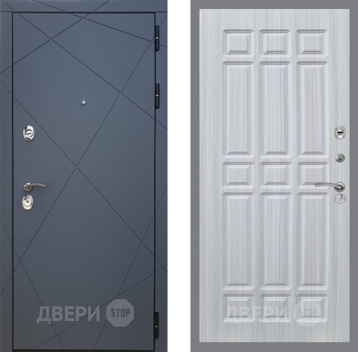 Входная металлическая Дверь Рекс (REX) 13 Силк Титан FL-33 Сандал белый в Подольск